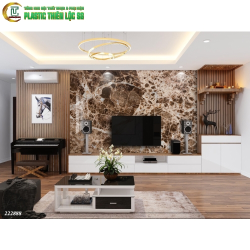 Tranh Vân Đá Ceramic Vách Tivi Vân Đá Nâu Vàng Tranh Vân Đá Ceramic Vách Tivi Vân Đá Nâu Vàng