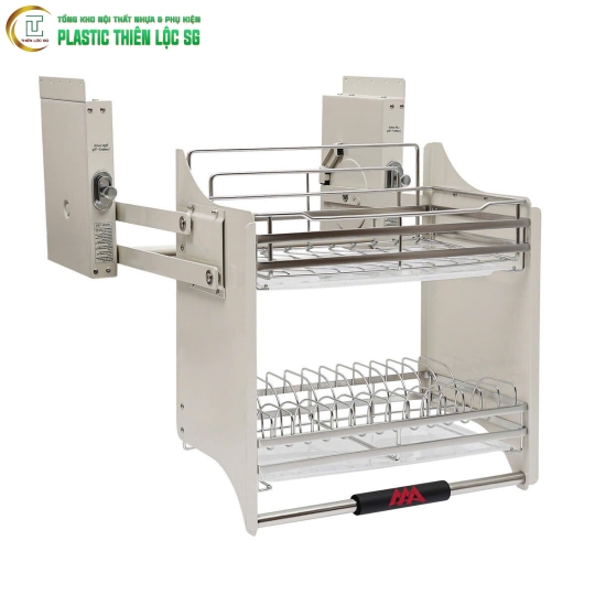 Kệ Nâng hạ bản màu trắng Pro Hardware