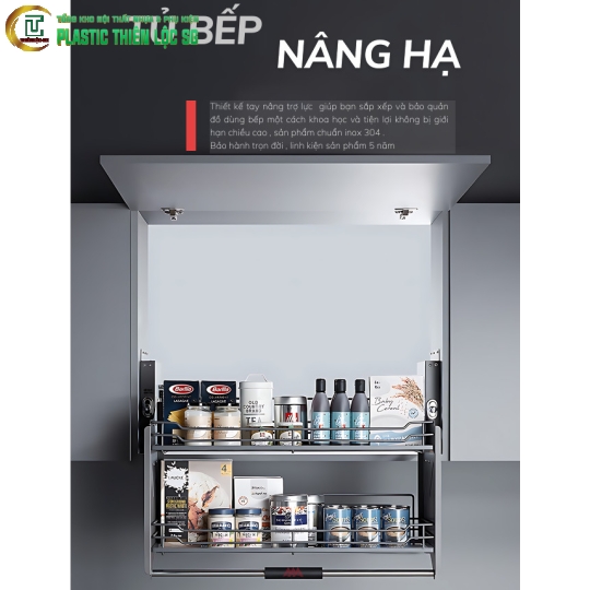 Kệ Nâng hạ bản màu xám Pro Hardware