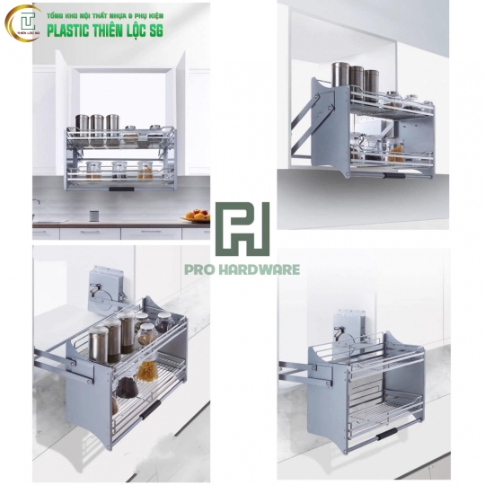 Kệ Nâng hạ bản màu xám Pro Hardware