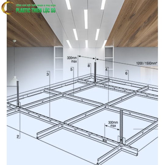 Tấm nhựa ốp tường Nano và lam sóng