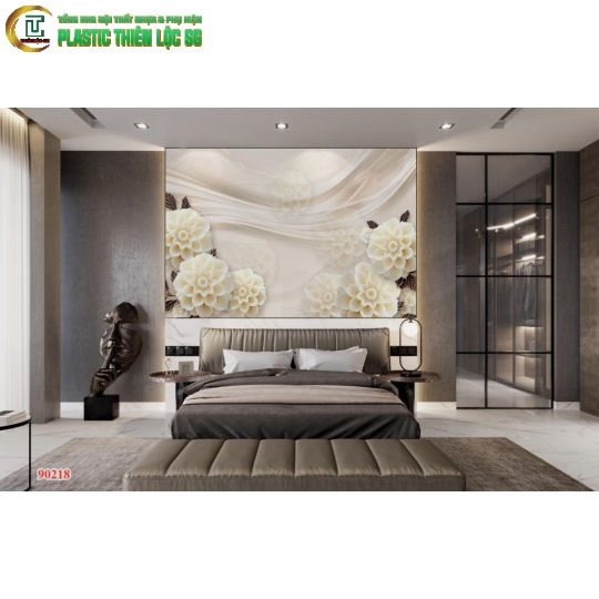 Tranh Vân Đá Ceramic Phòng Ngủ