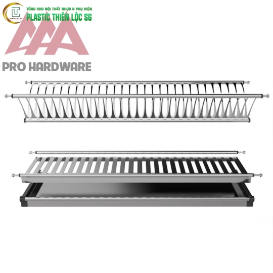 Giá bát đĩa cố định inox Pro Hardware - dạng chữ V