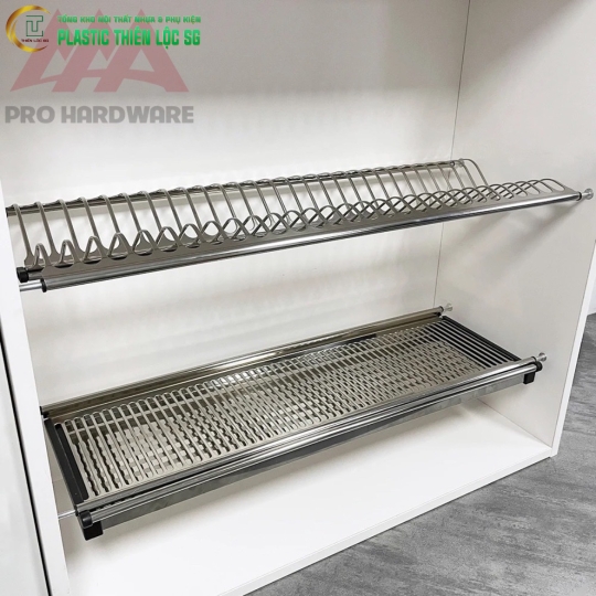 Giá bát đĩa cố định inox Pro Hardware - dạng chữ V